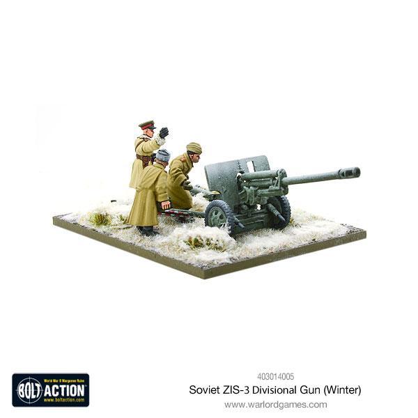 Bolt Action - ZIS-3 Divisional Gun (Winter) - 403014005