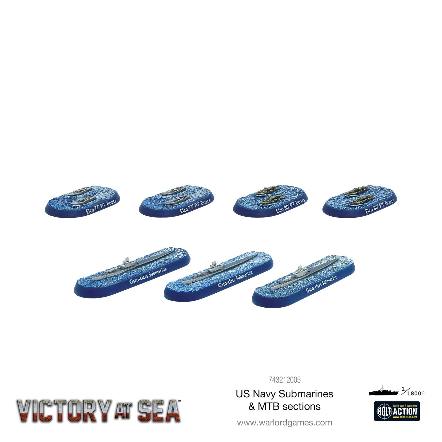 Victory at Sea - US Navy Submarines & MTB sections - 743212005