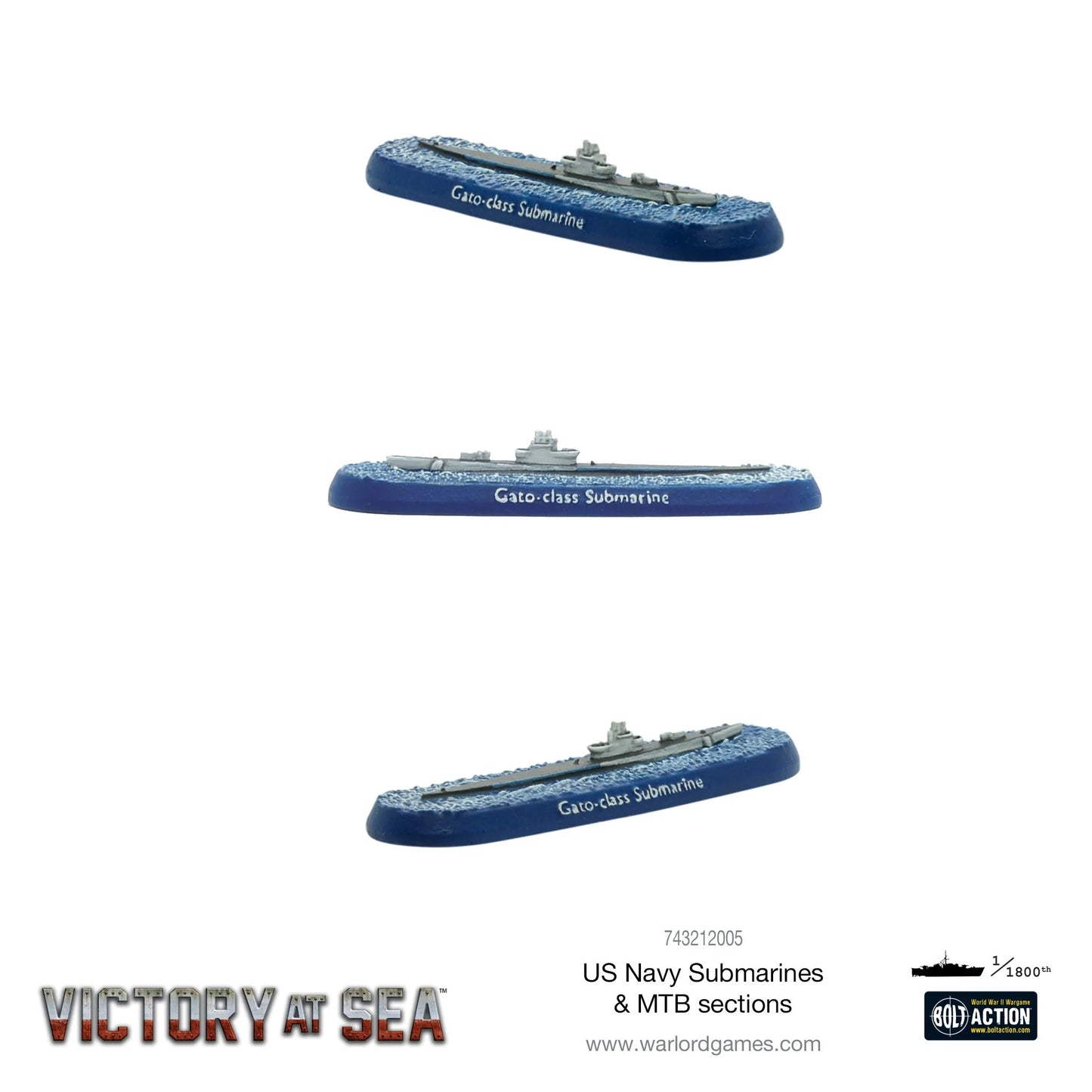 Victory at Sea - US Navy Submarines & MTB sections - 743212005