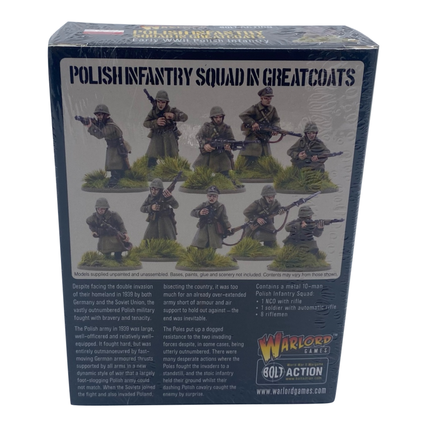 Bolt Action - Polish Infantry Squad in Greatcoats - WGB-PI-04