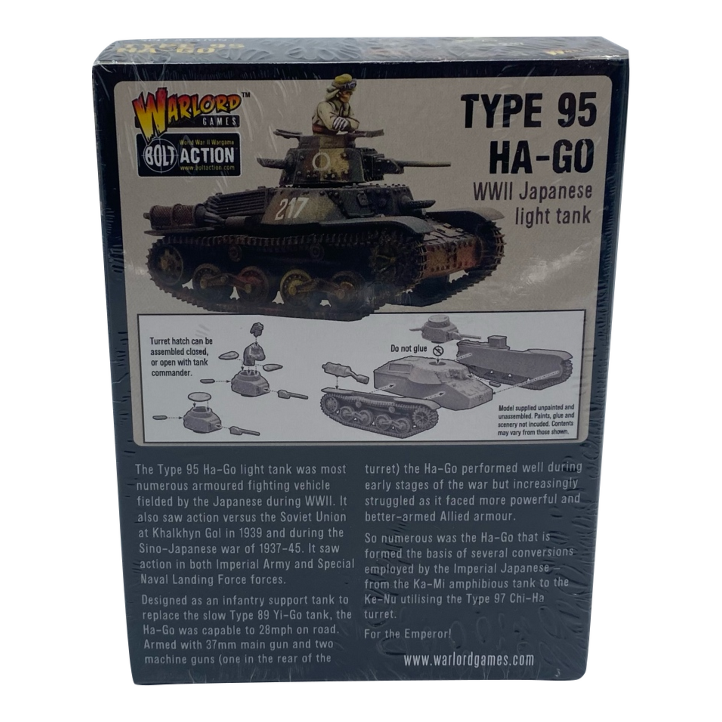 Bolt Action - Japanese Type 95 Ha-Go light Tank - 402416005