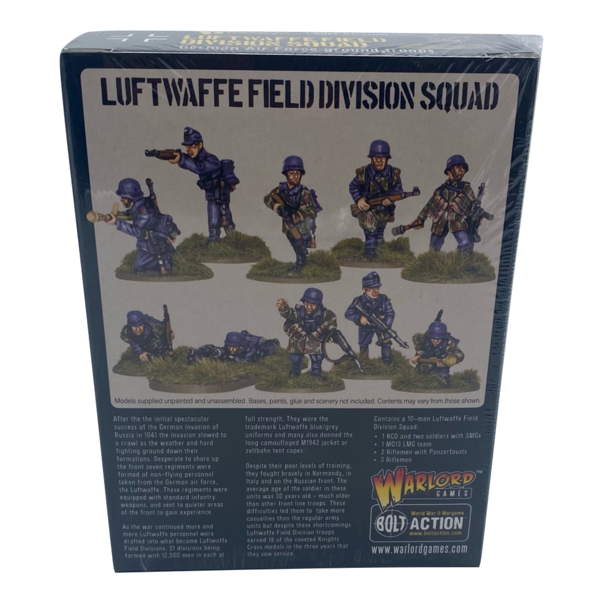 Bolt Action Luftwaffe Field Division Squad WGB WM 08