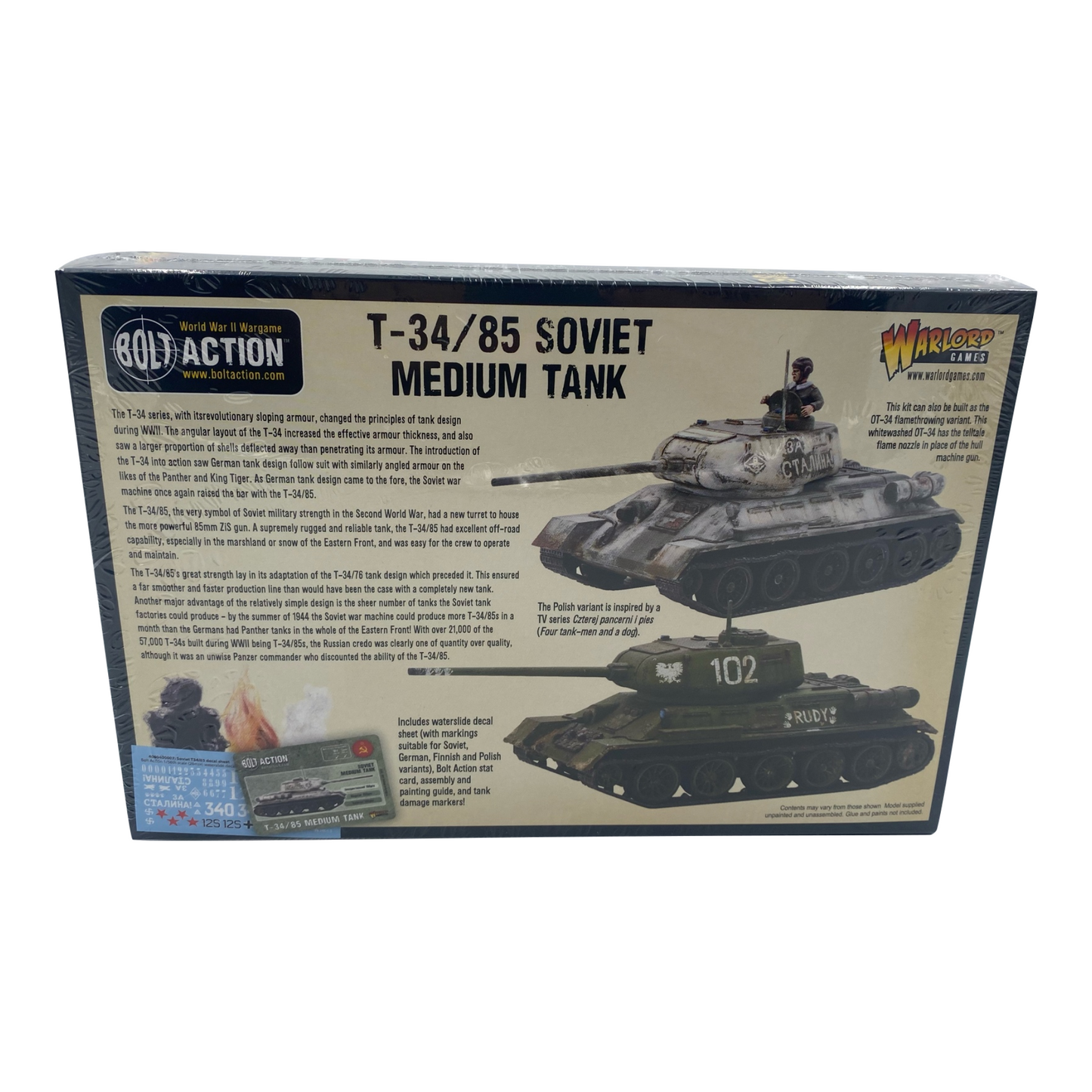 Bolt Action - T34/85 Medium Tank - 402014004