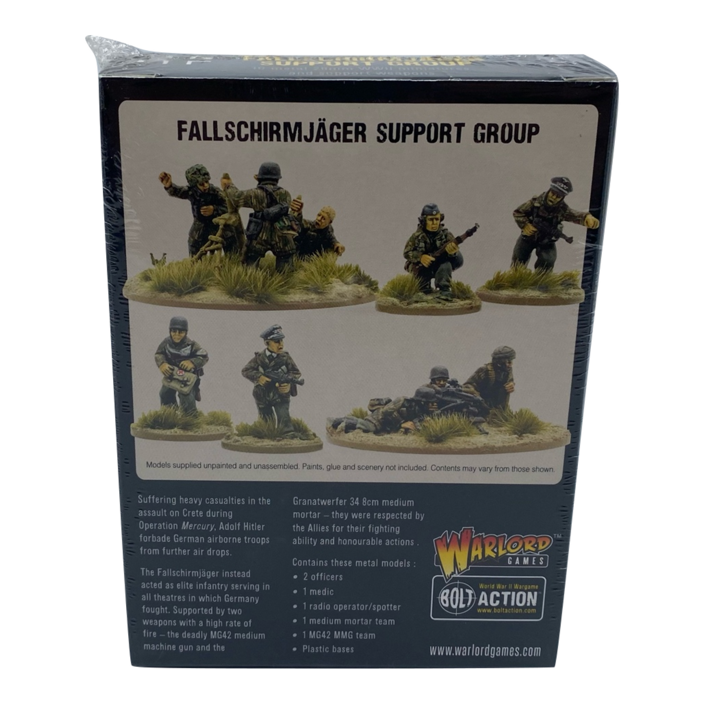 Bolt Action - Fallschirmjäger Support Group (HQ,Mortar & MMG) - 402212106