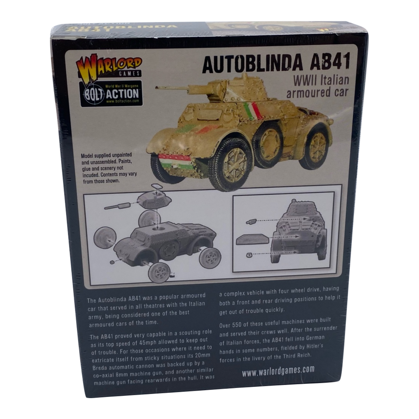 Bolt Action - Autoblinda AB41 Armoured Car - 402418002