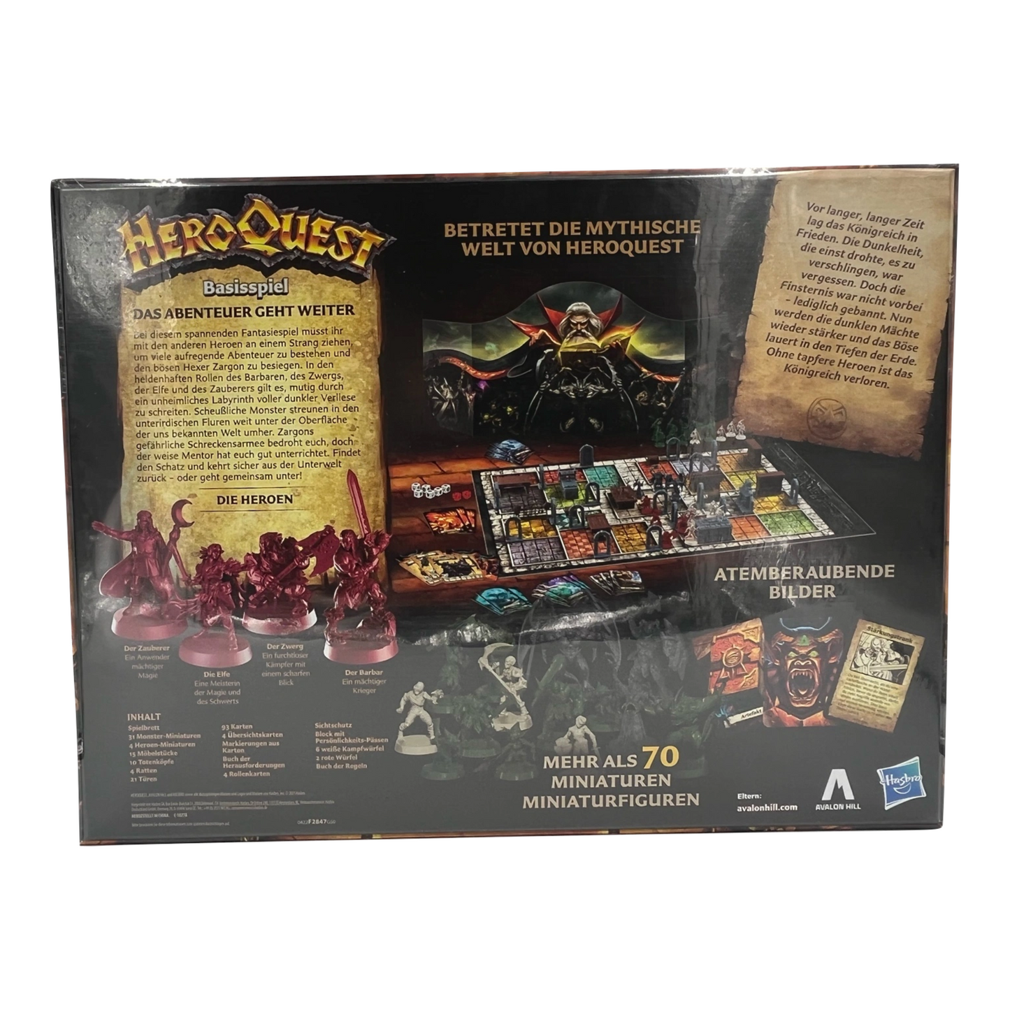 Avalon Hill HeroQuest Game System / Basisspiel - DE