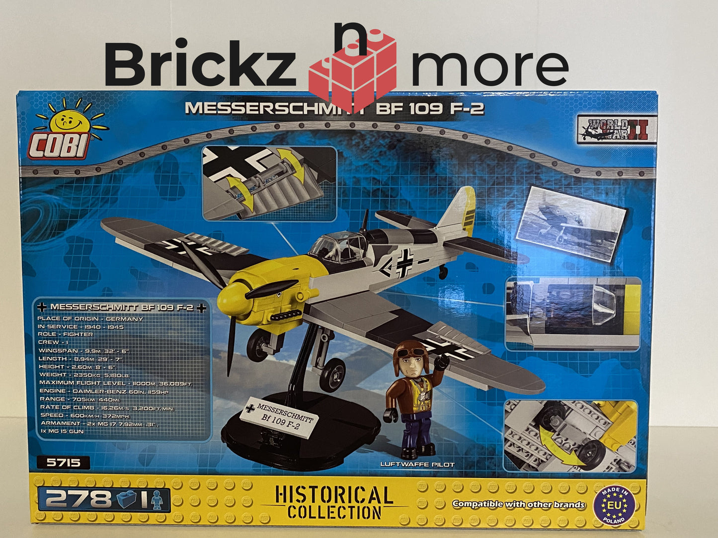 Cobi 5715 - Messerschmitt BF 109 F-2