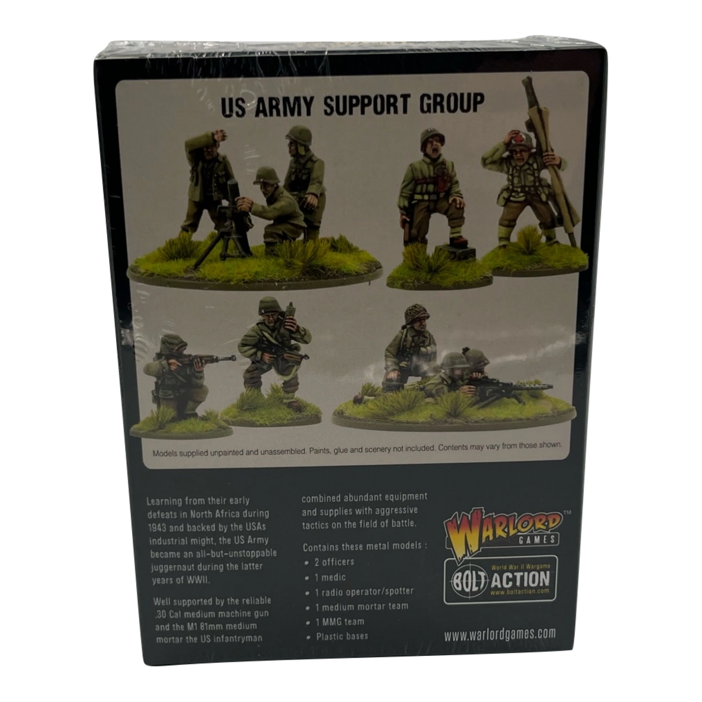 Bolt Action - US Army Support Group (HQ,Mortar & MMG) - 402213004