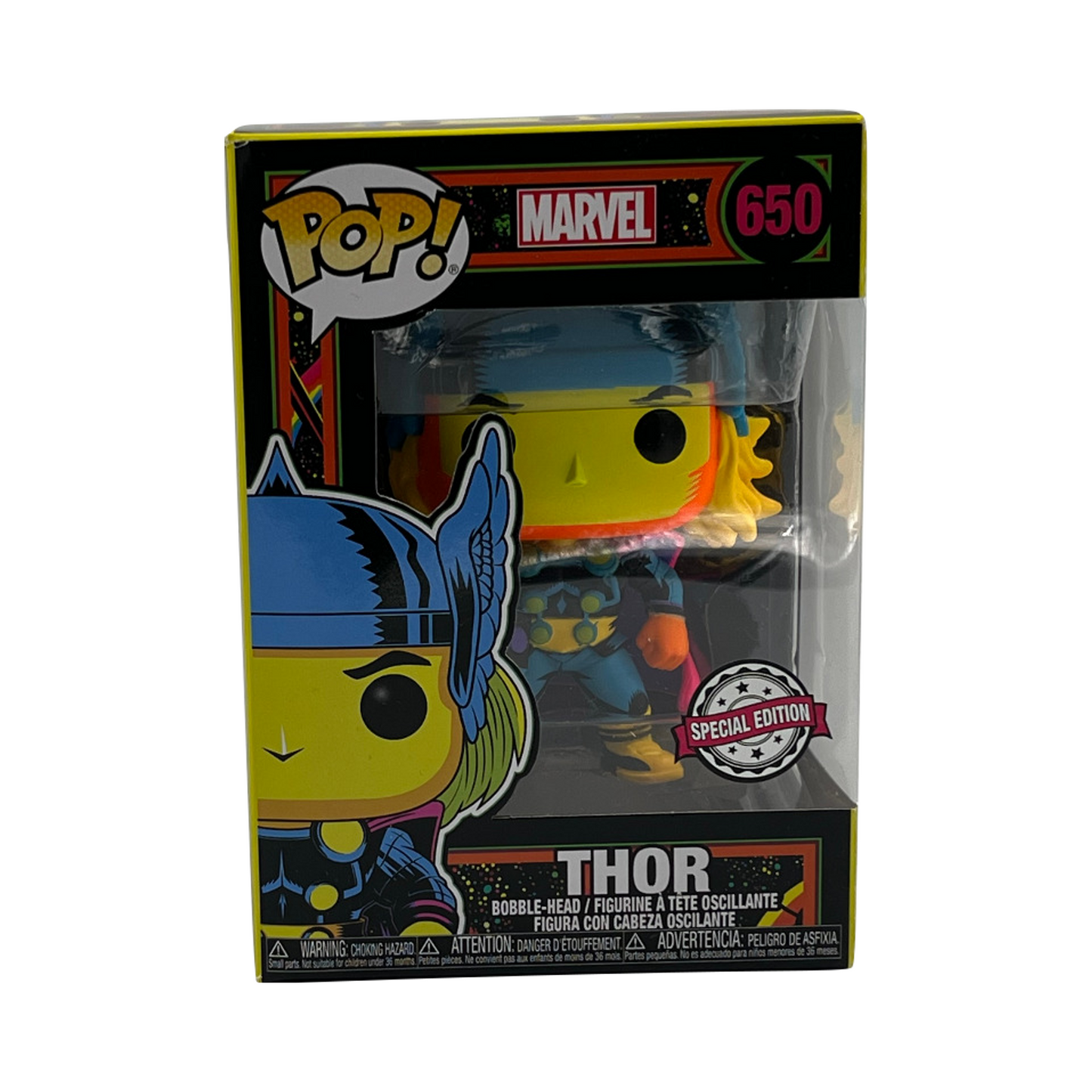 Funko POP! - Marvel Black Light Thor #650