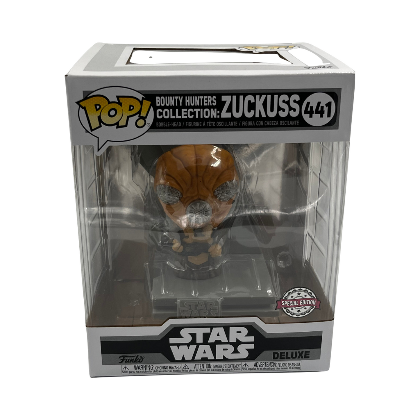 Funko POP! Deluxe: SW Bounty Hunter- Zuckuss (MT) (Exclusive) #441