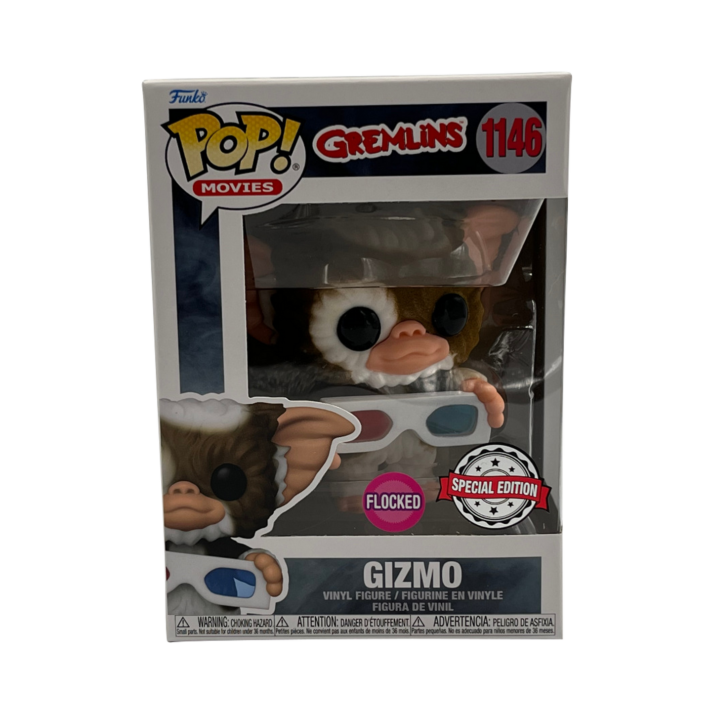 Funko POP! - Movies: Gremlins Gizmo #1146 (Flocked)