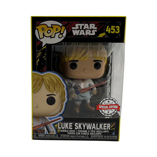 Funko POP! Star Wars: Retro Series- Luke Skywalker (Exclusive) #453