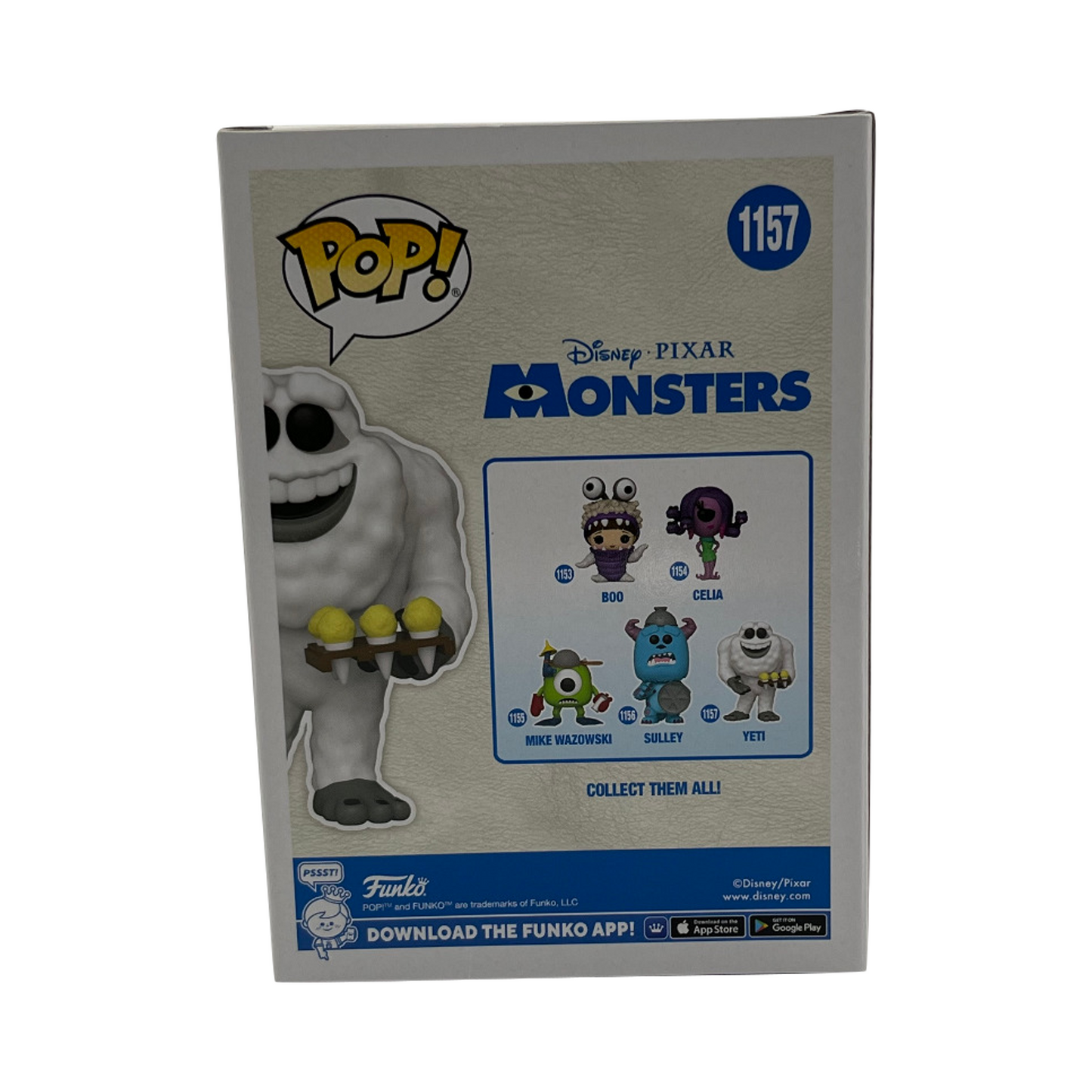 Funko POP! Disney: Monsters Inc 20th - Yeti (SC)(Exclusive) #1157