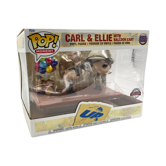 Funko POP! Moment: Up- Carl & Ellie w/ Balloon Cart (Exclusive)#1152