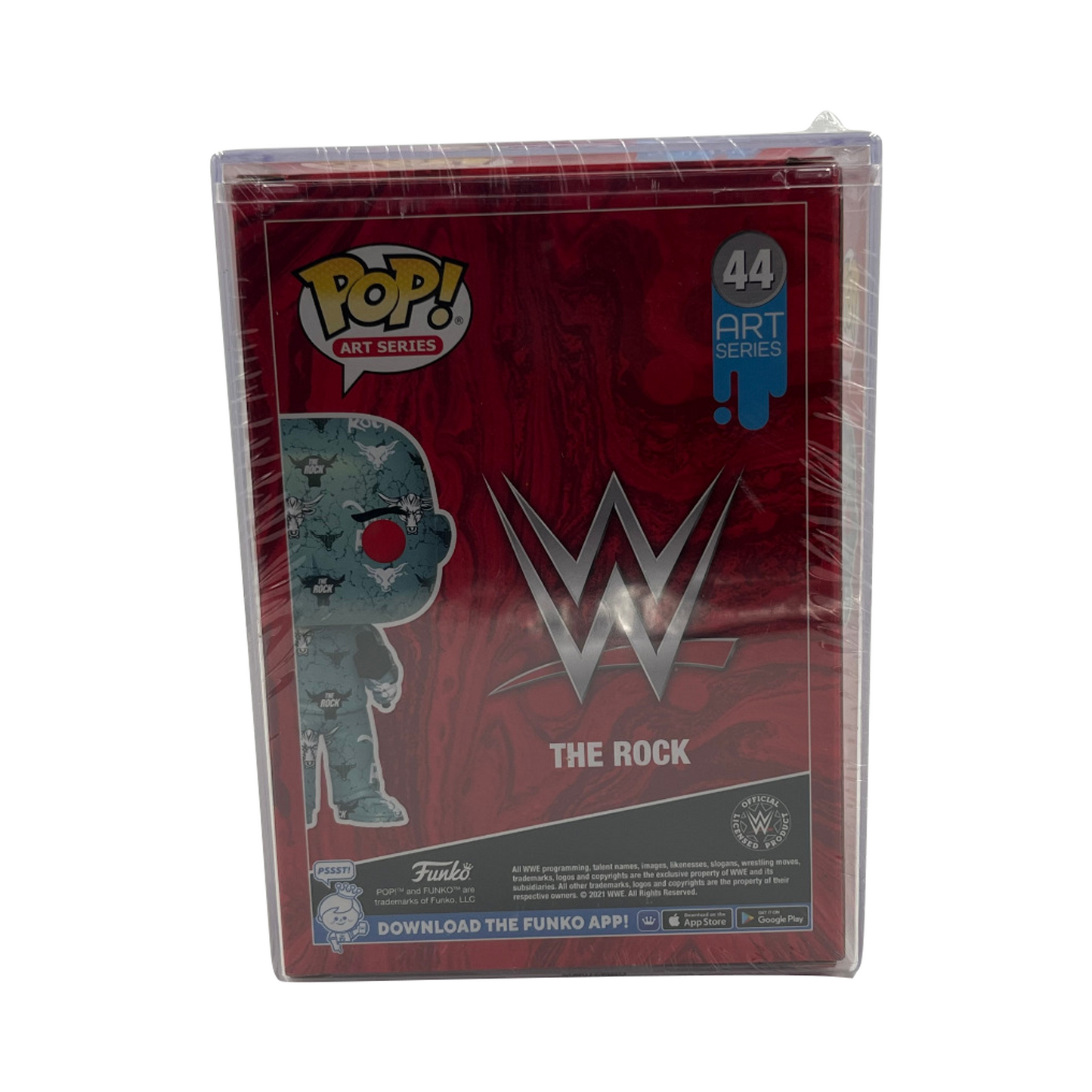 Funko POP! Artist Series: WWE- The Rock (Exclusive) #44