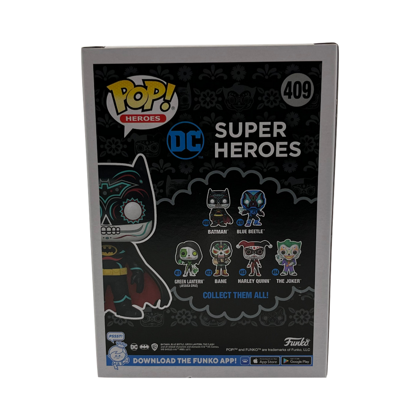 Funko POP! Heroes: Dia De Los DC-Batman (GW)(Exclusive) #409