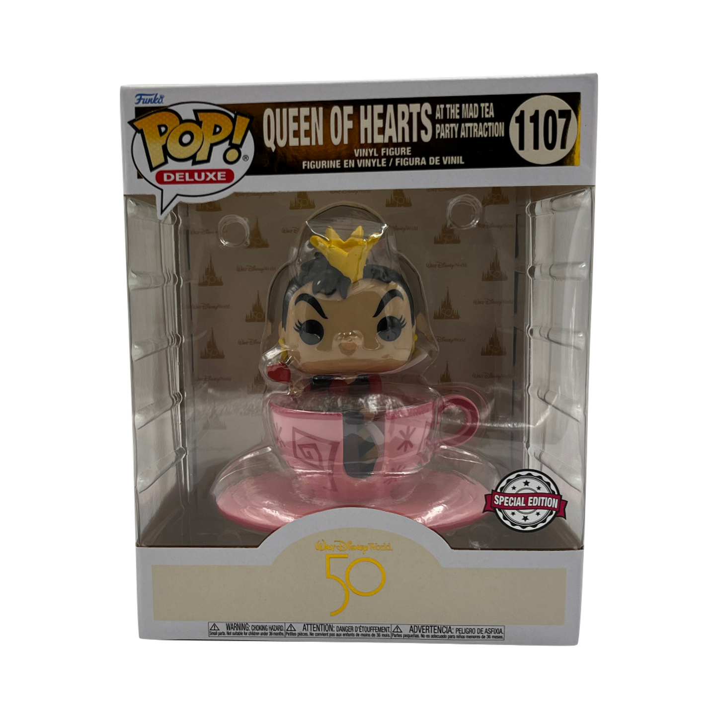 Funko POP! Deluxe: WDW50- Queen in Teacup (Exclusive) #1107