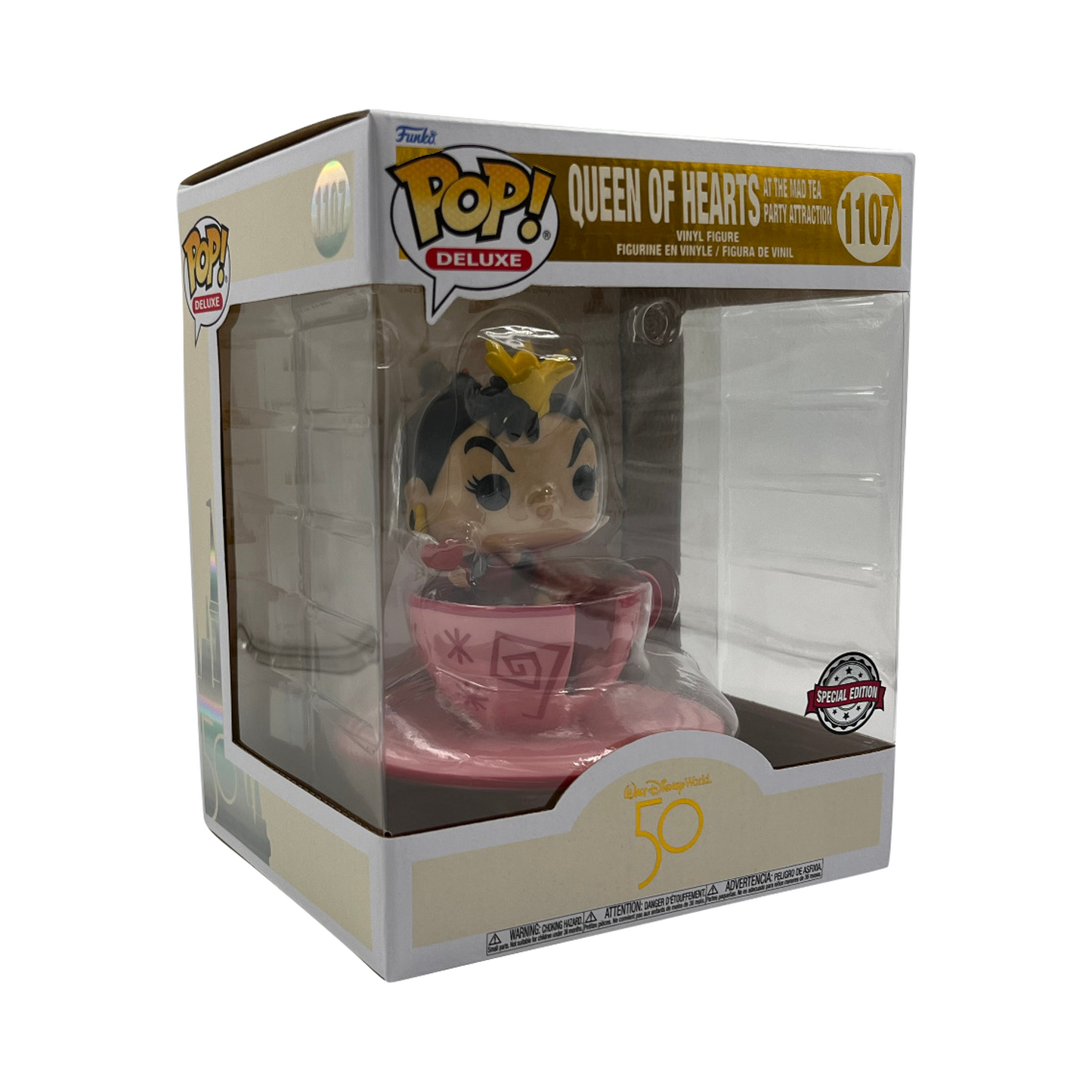 Funko POP! Deluxe: WDW50- Queen in Teacup (Exclusive) #1107