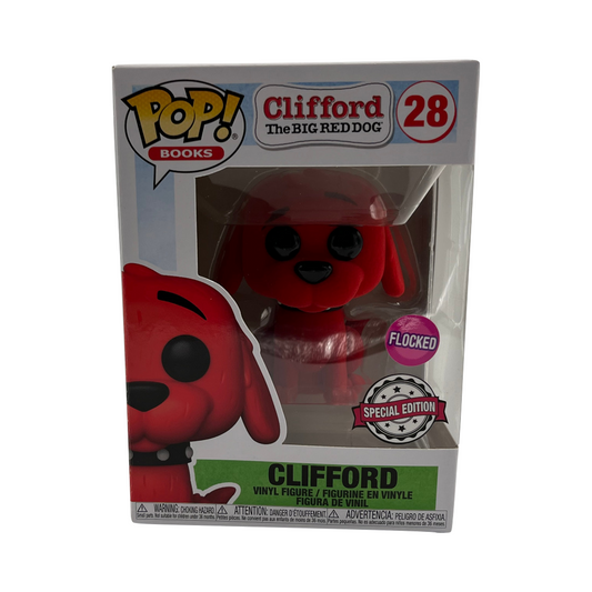 Funko POP! Books: Clifford- Clifford (Flocked) (Exclusive) #28