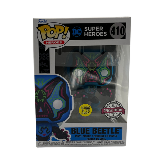 Funko POP! Heroes: Dia De Los DC- Blue Beetle (GW)(Exclusive) #410