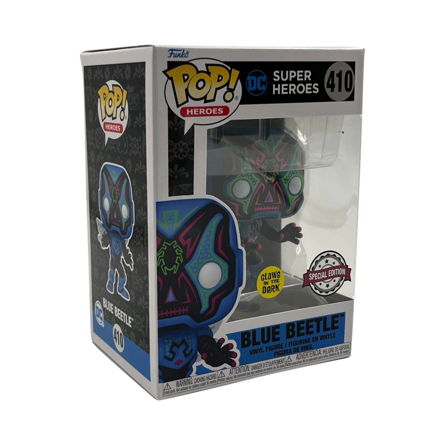 Funko POP! Heroes: Dia De Los DC- Blue Beetle (GW)(Exclusive) #410