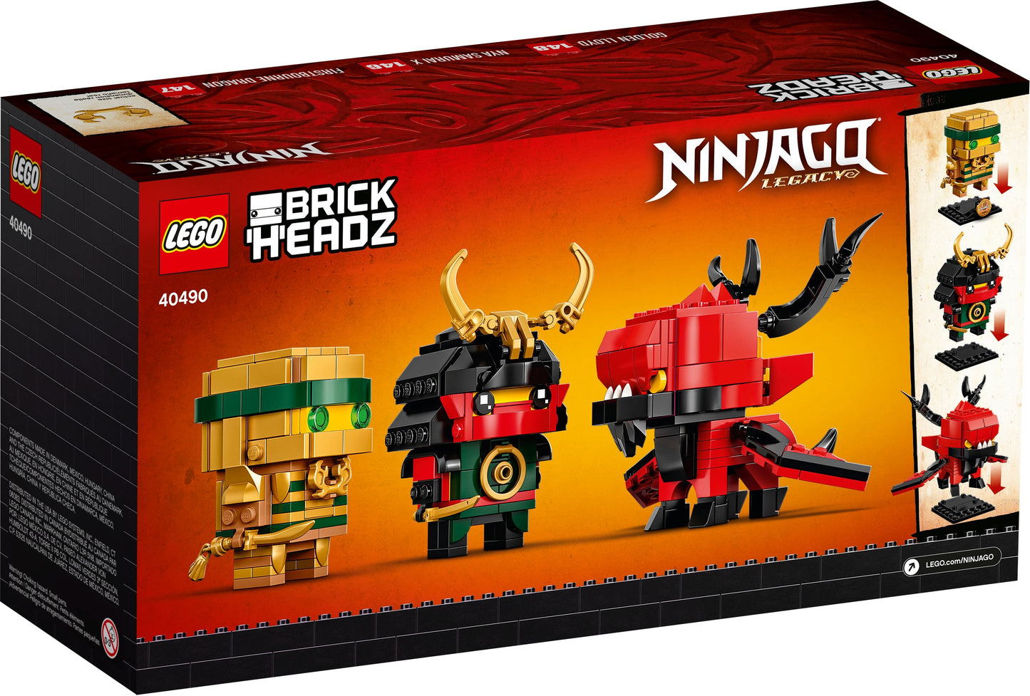 LEGO® BrickHeadz 40490 NINJAGO® 10