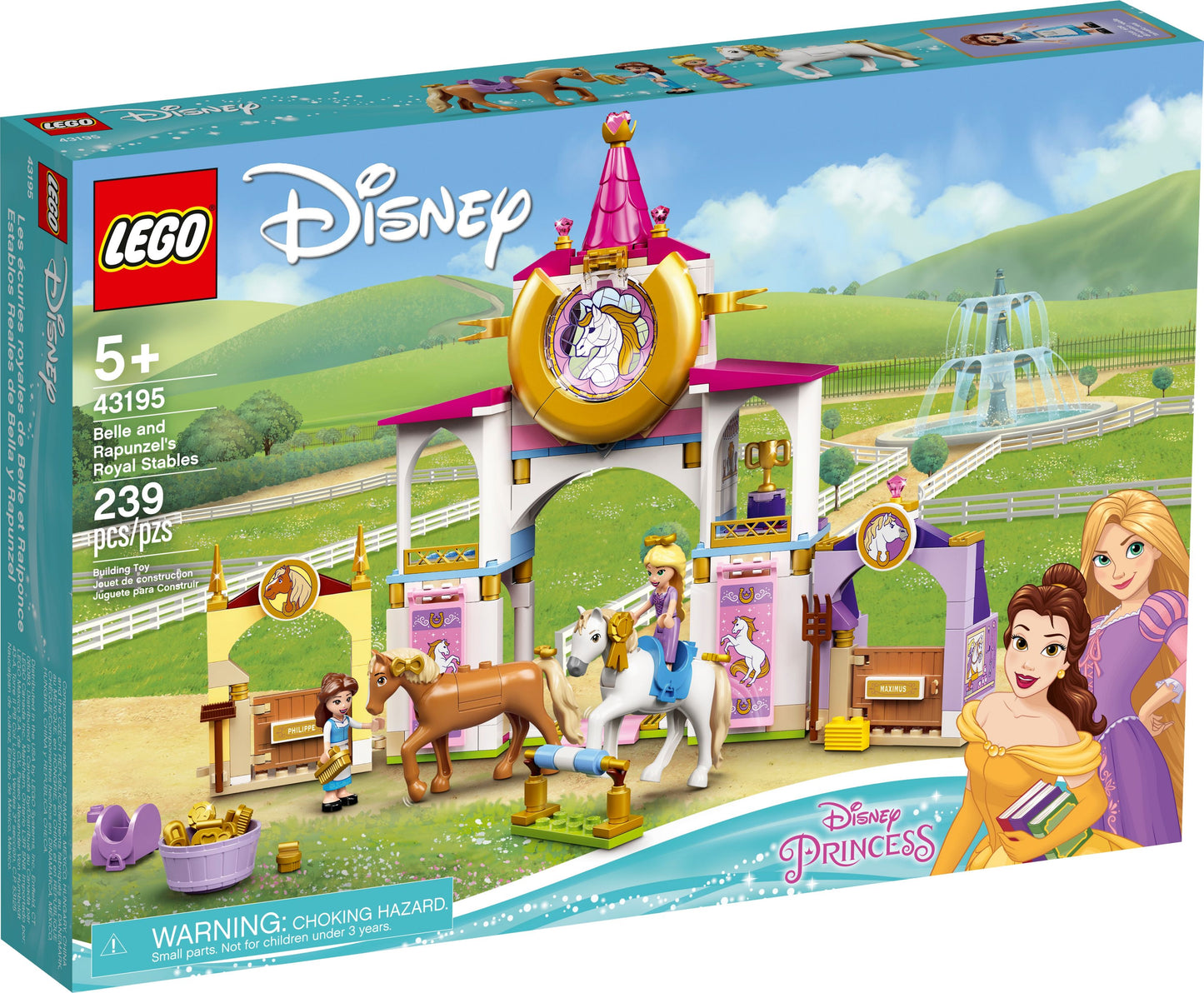 LEGO® Disney 43195 Belles und Rapunzels königliche Ställe