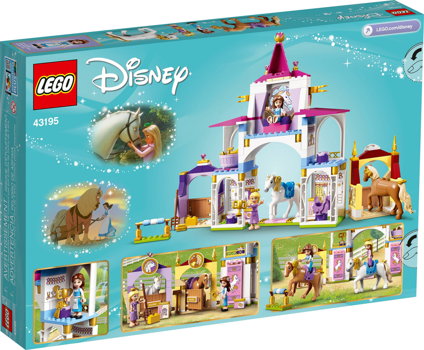 LEGO® Disney 43195 Belles und Rapunzels königliche Ställe