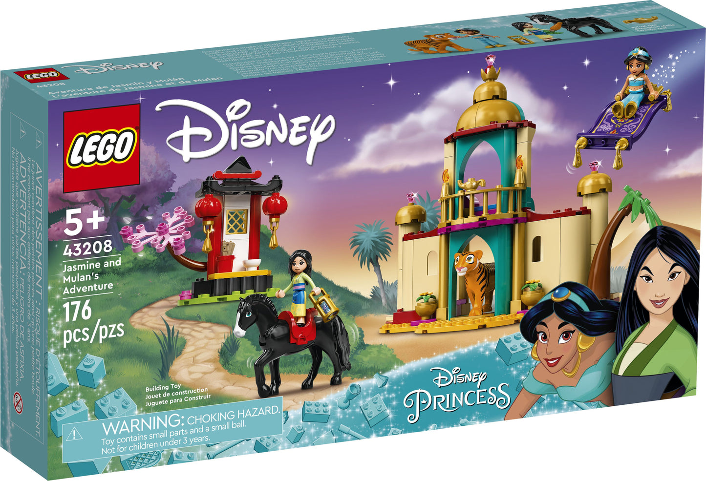 LEGO® Disney 43208 Jasmins und Mulans Abenteuer