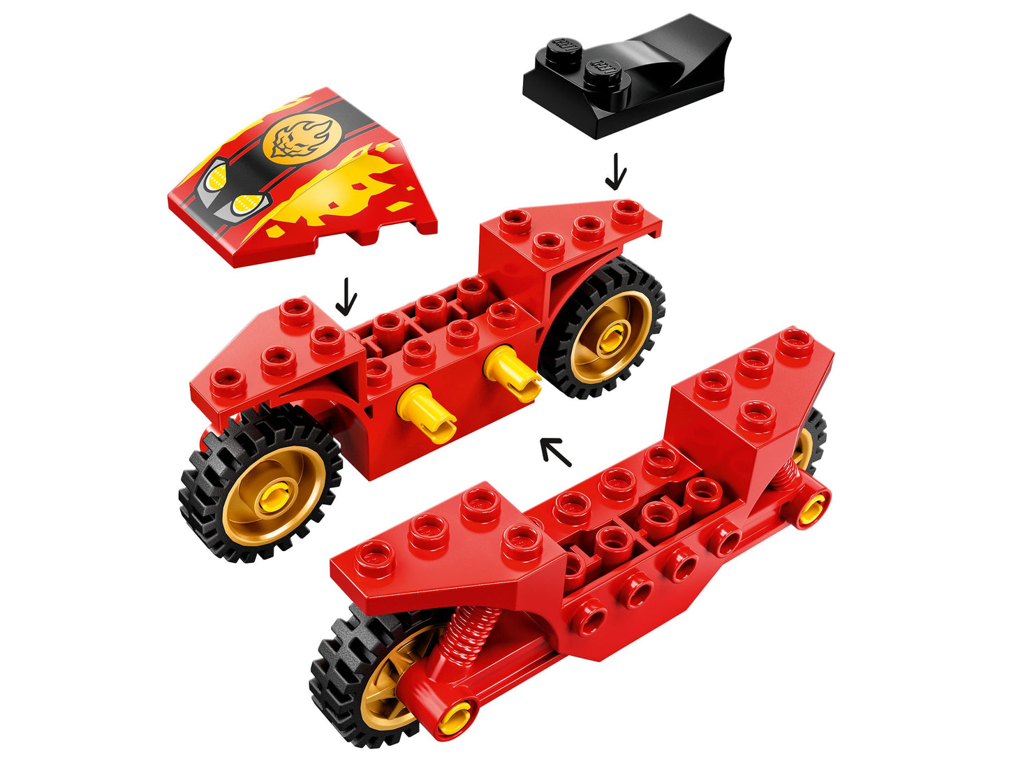 LEGO® Ninjago 71734 Kais Feuer-Bike