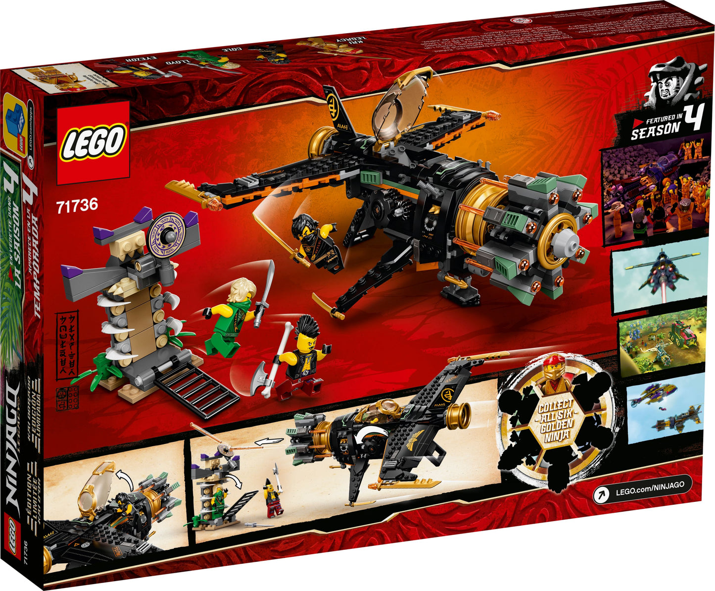 LEGO® Ninjago 71736 Coles Felsenbrecher