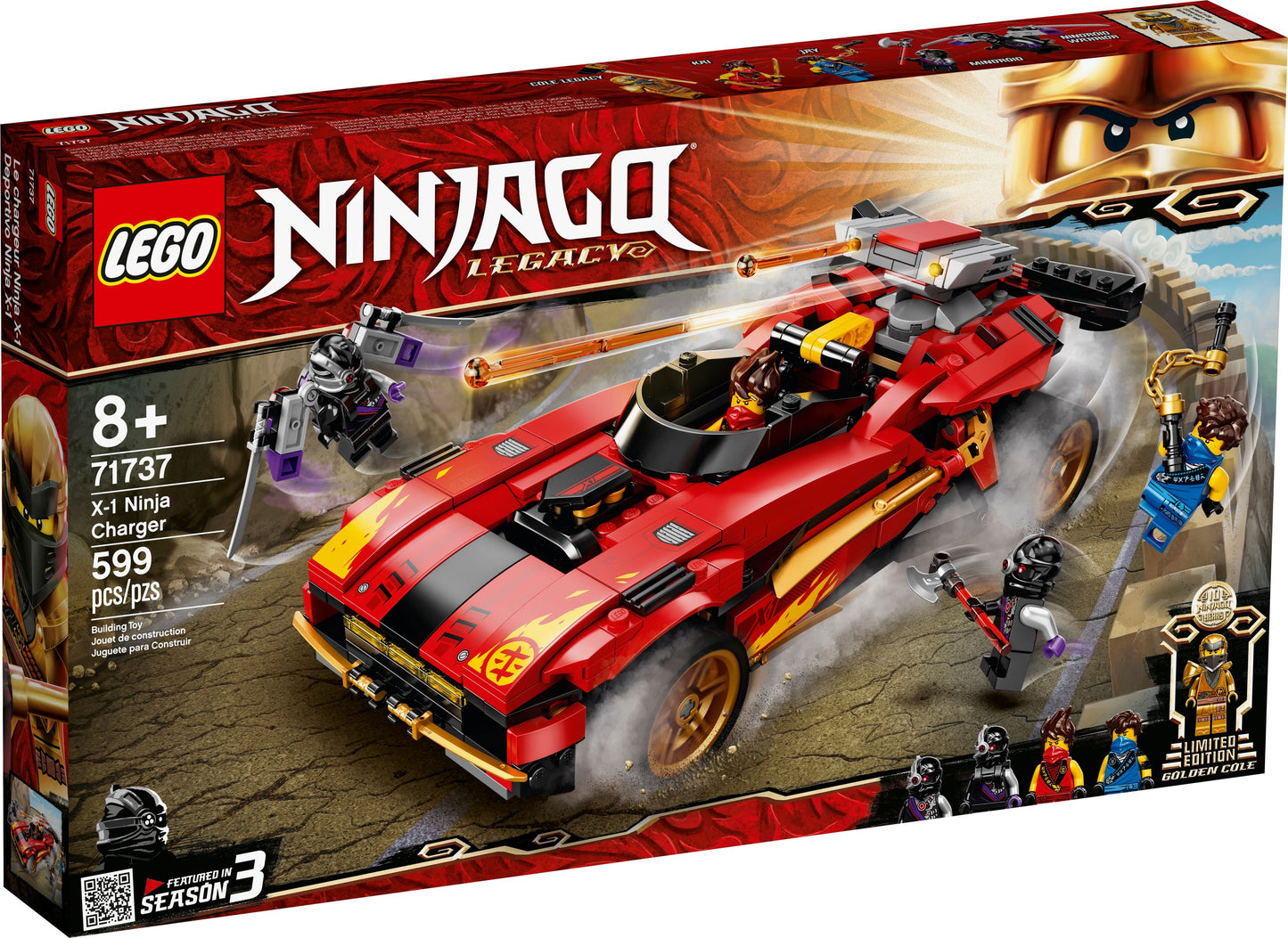 LEGO® Ninjago 71737 X-1 Ninja Supercar