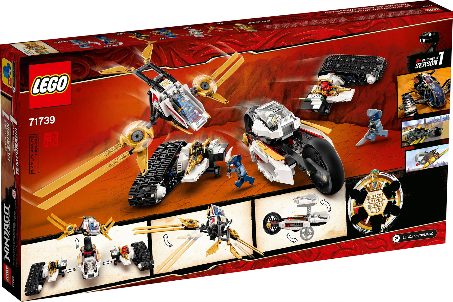 LEGO® Ninjago 71739 Ultraschall-Raider