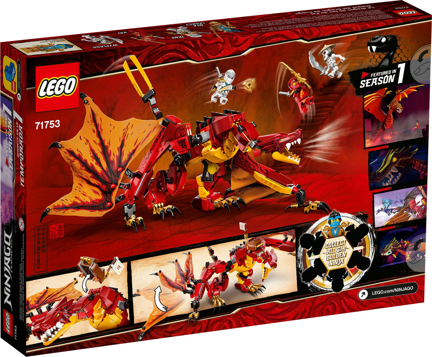 LEGO® 71753 - Ninjago: Kais Feuerdrache