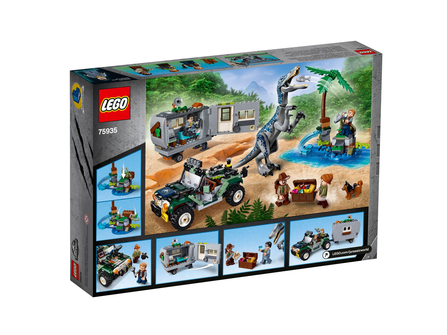 LEGO® Jurassic World 75935 Baryonyxs Kräftemessen: die Schatzsuche