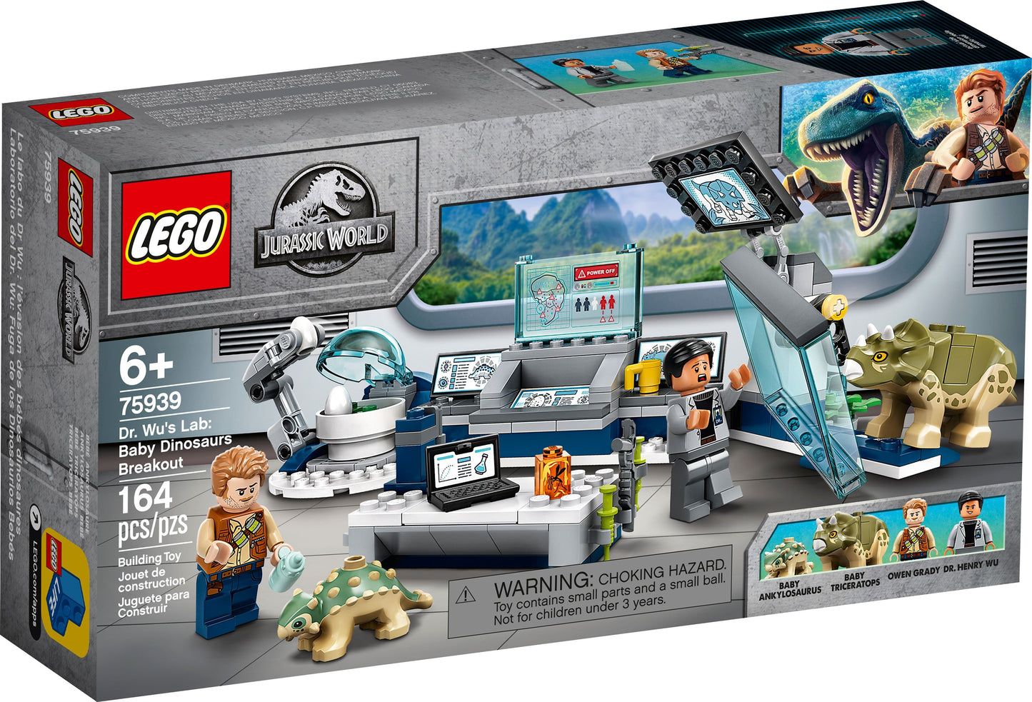 LEGO® Jurassic World 75939 Dr. Wus Labor: Ausbruch der Baby-Dinosaurier