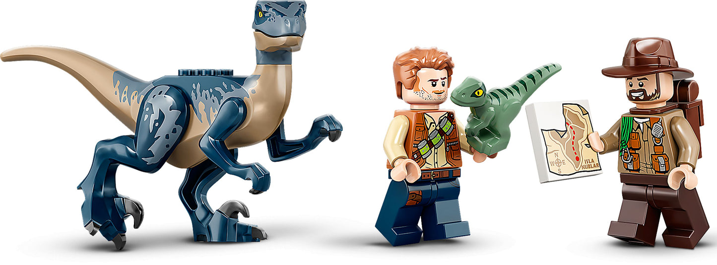 LEGO® Jurassic World 75942 Velociraptor: Rettungsmission mit dem Doppeldecker