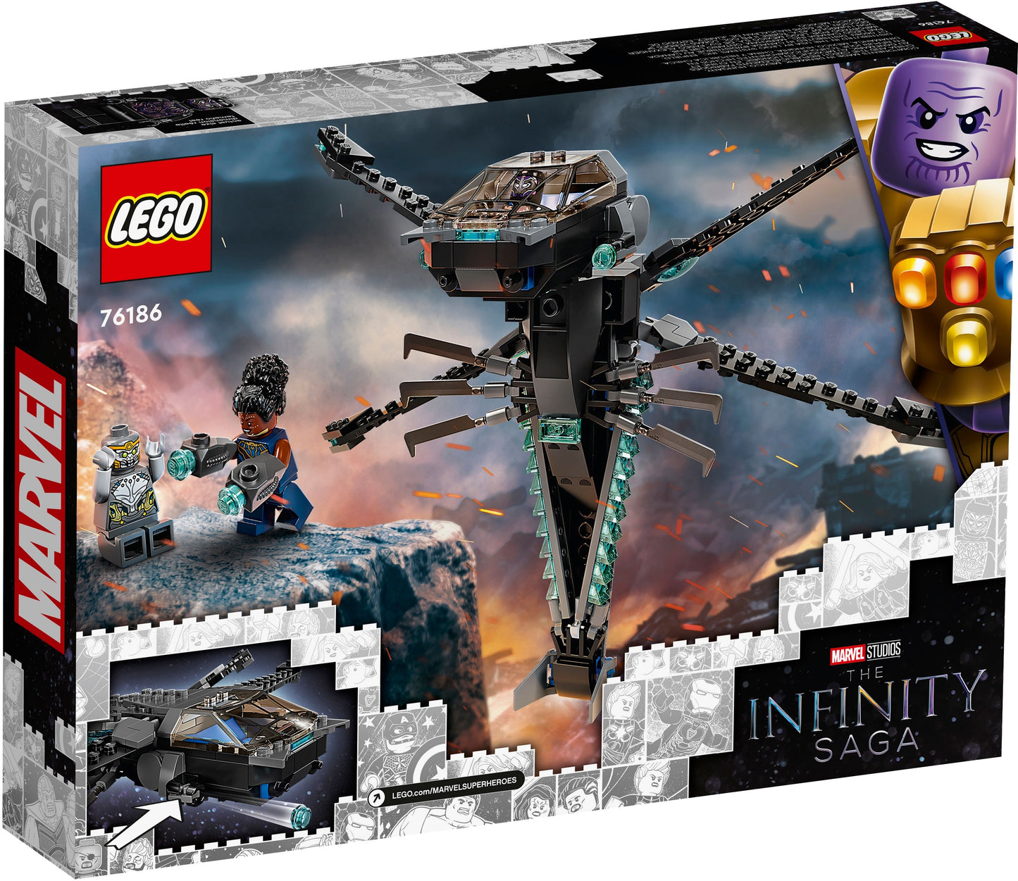 LEGO® Super Heroes 76186 Black Panthers Libelle