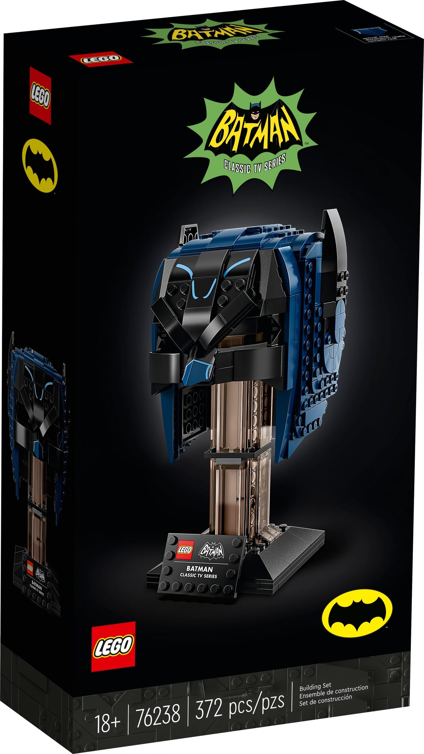 Lego 76238 - Super Heroes: Batman Maske aus dem TV-Klassiker