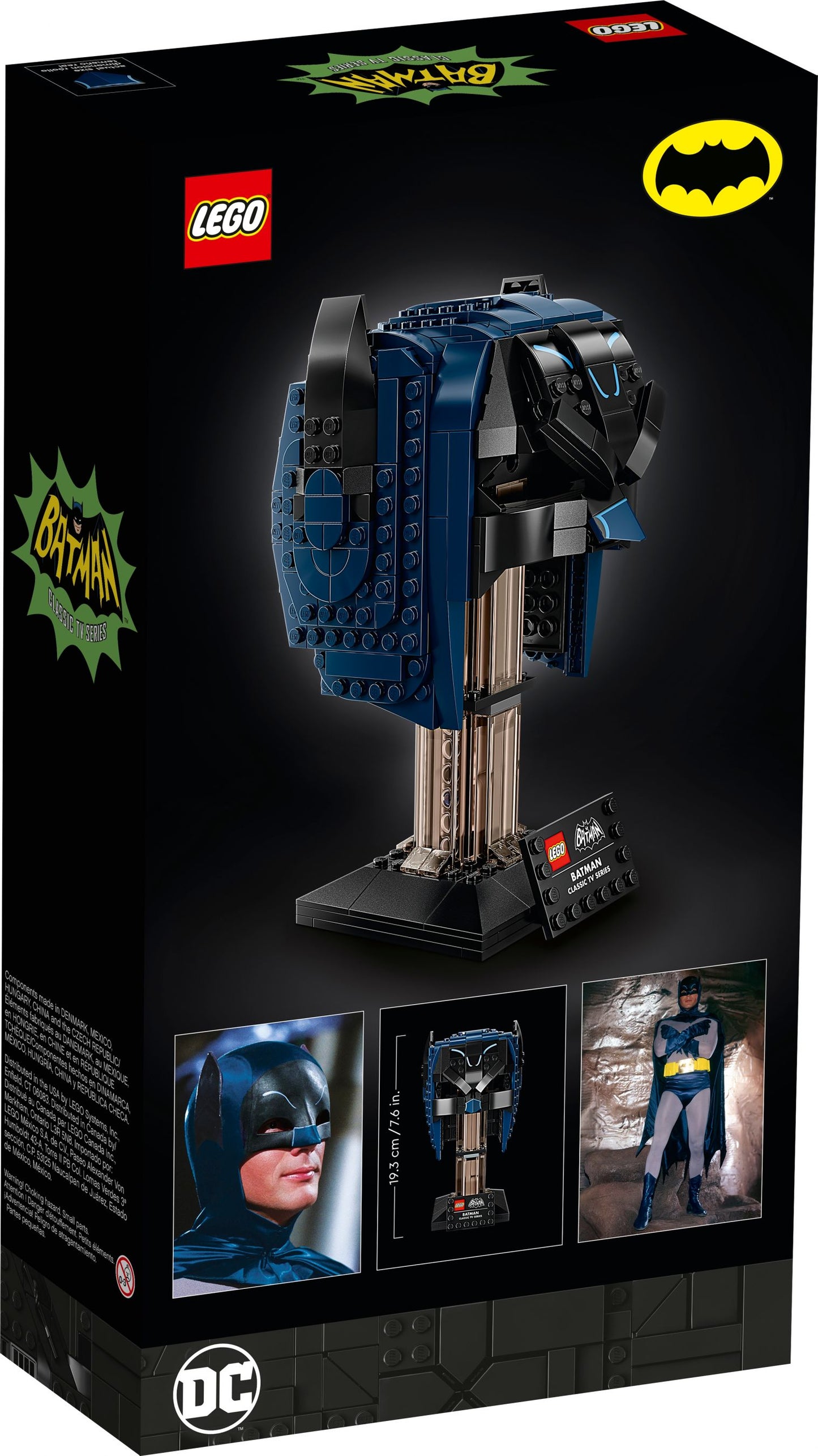 Lego 76238 - Super Heroes: Batman Maske aus dem TV-Klassiker