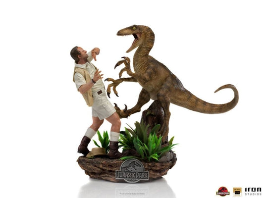 Jurassic Park - Velociraptor Clever Girl Deluxe Art Scale 1/10