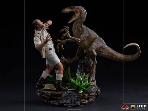 Jurassic Park - Velociraptor Clever Girl Deluxe Art Scale 1/10