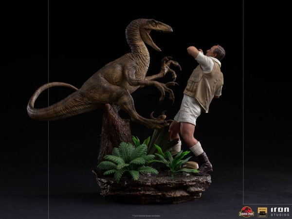 Jurassic Park - Velociraptor Clever Girl Deluxe Art Scale 1/10