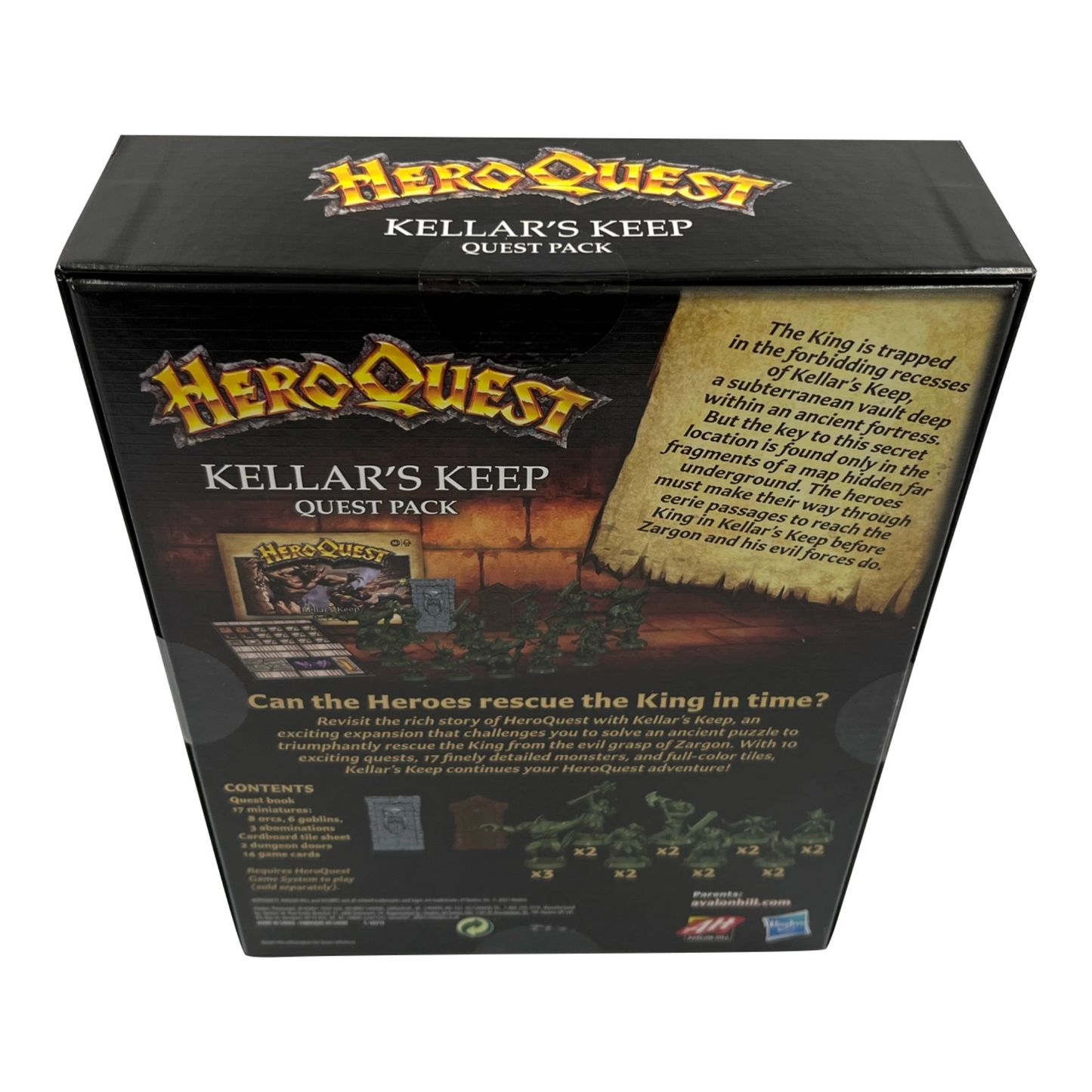 Avalon Hill Hero Quest Kellar's Keep Expansion - EN